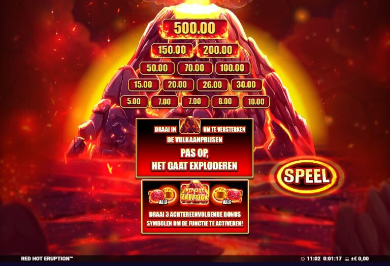 Screenshot 1 van Red Hot Eruption
